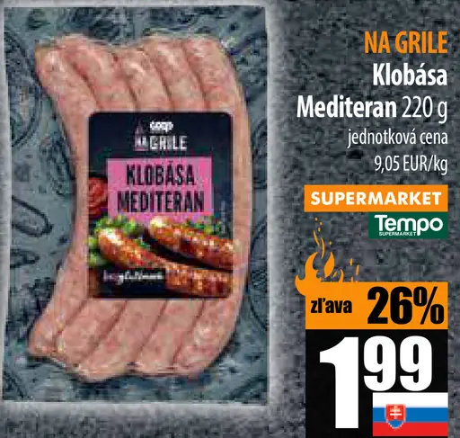 Coop Klobása Mediterran