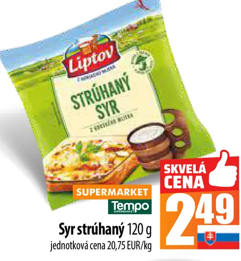 Liptov Strúhaný syr