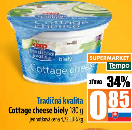 Cottage Cheese biely