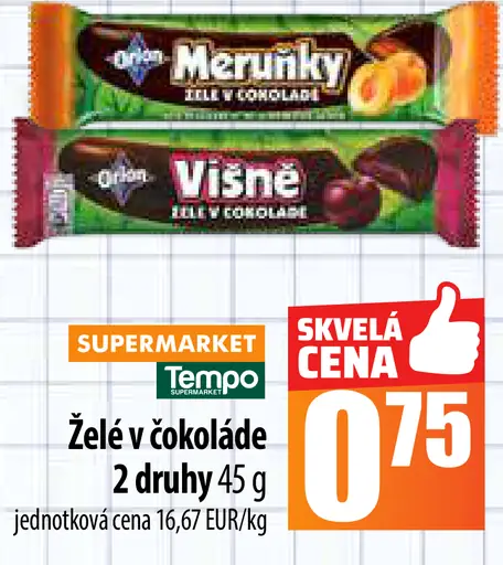 Želé v čokoláde