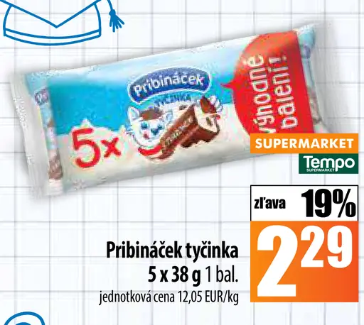 Pribináček tyčinka