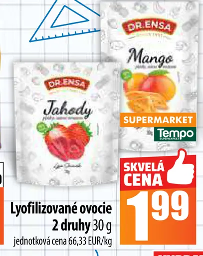 Lyofilizované ovocie