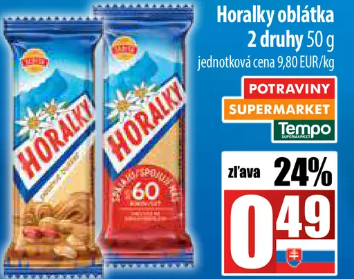 Horalka oblátka 2 druhy