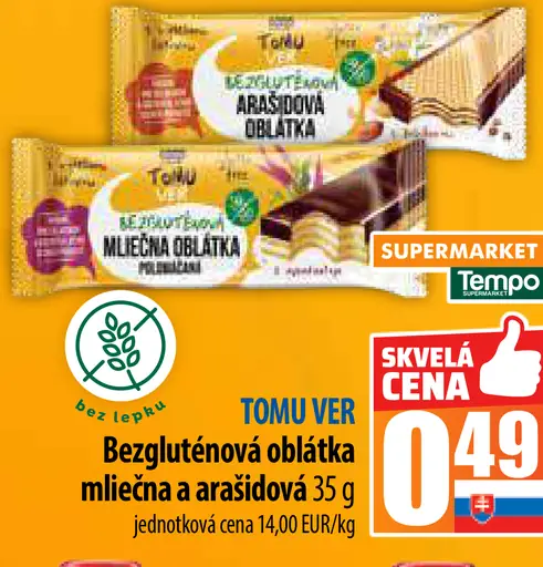 Tomu Věr Bezlepková oblátka
