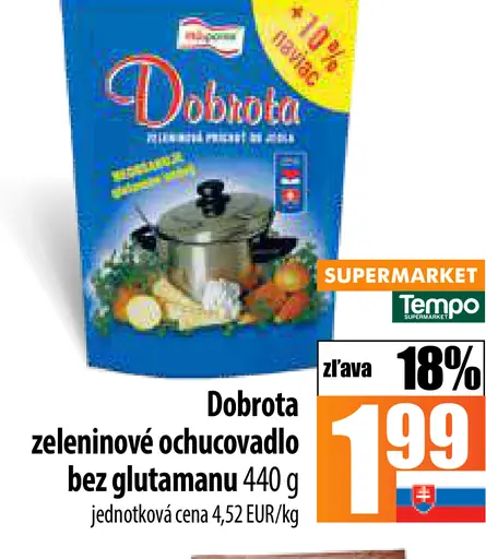 Dobrota zeleninové ochucovadlo bez glutamanu