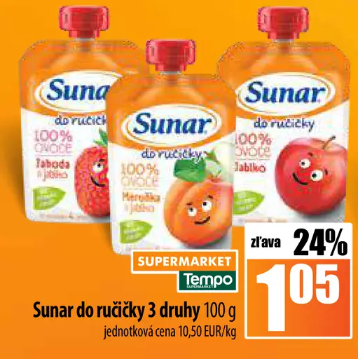 Sunar Do ručičky 3 druhy