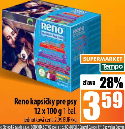 Reno kapsičky pre psy