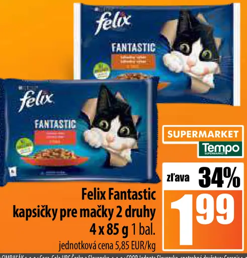 Felix Fantastic kapsičky pre mačky