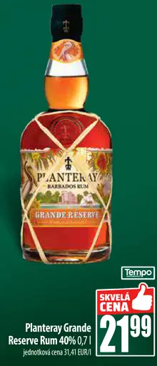 Planteray Grande Reserve Rum 40%