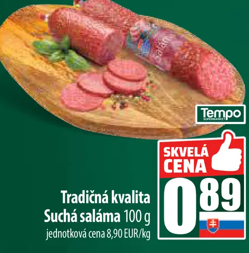 Tradičná kvalita suchá saláma