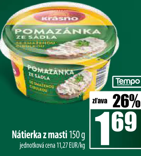 Krásno Pomazánka ze sádla