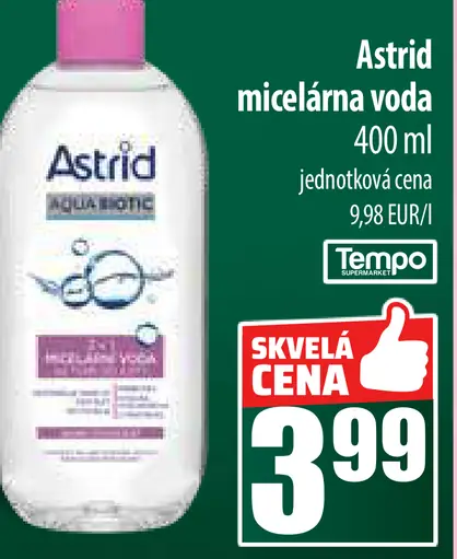 Astrid micelárna voda