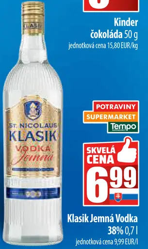 St. Nicolaus Klasik Jemná Vodka