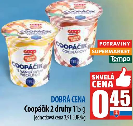 Dobrá cena Coopáčik