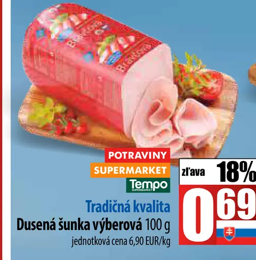 Tradičná kvalita Dusená šunka