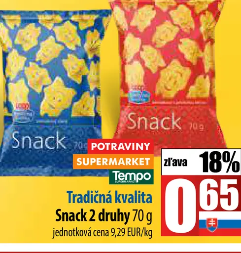 Snack 2 druhy