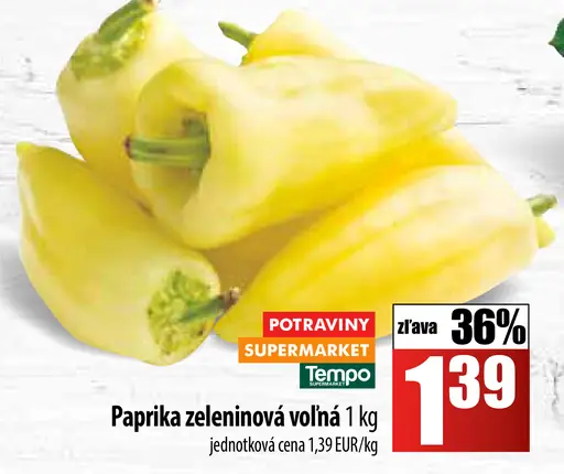 Paprika zeleninová