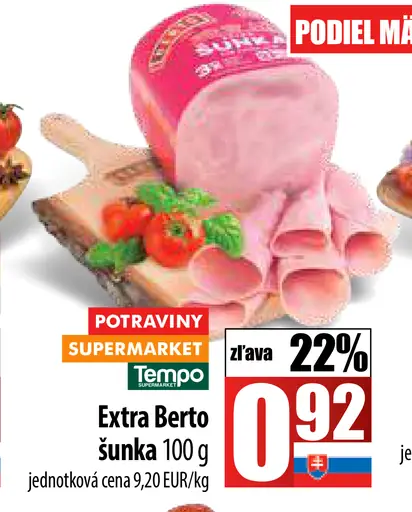 Extra Berto šunka