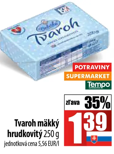 Tvaroh mäkký hrudkovitý