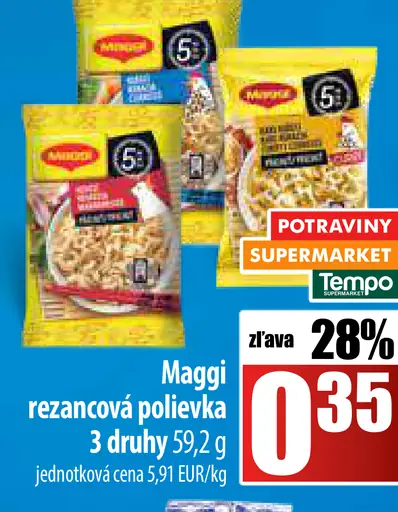 Maggi rezancová polievka
