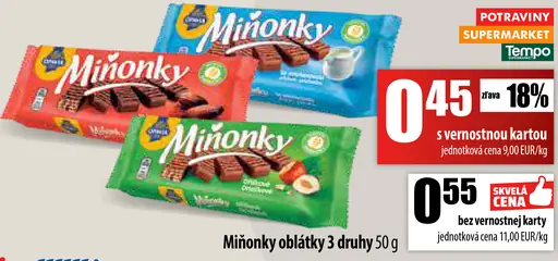 Miňonky oblátky