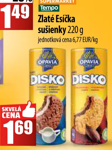 Opavia Zlaté Esíčka sušienky