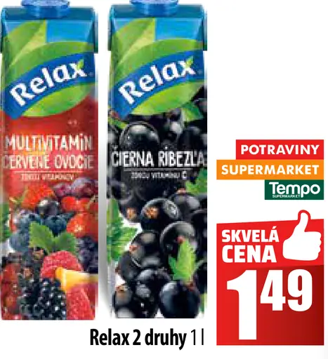 Relax multivitamín - čierna ríbezľa