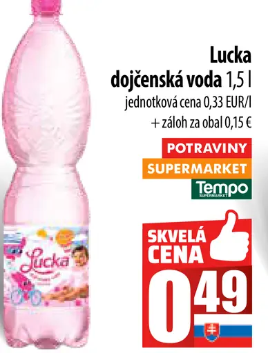 Lucka dojčenská voda