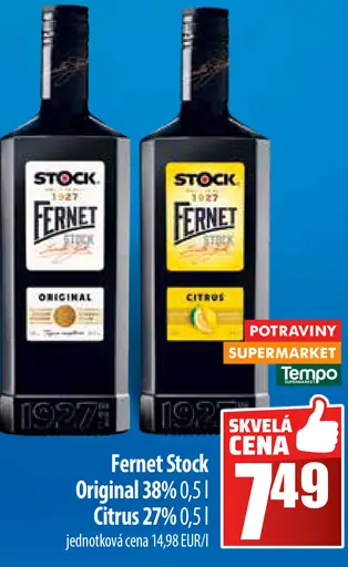 Fernet Stock Original, Citrus