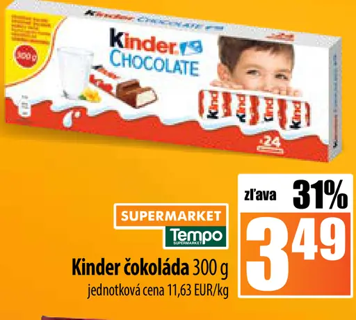 Kinder čokoláda