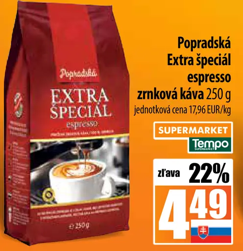 Extra Speciál Espresso zrnková káva