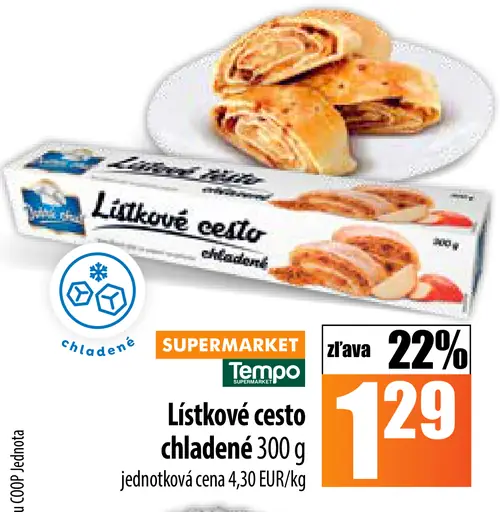 Golden Sun Lístkové cesto chladené
