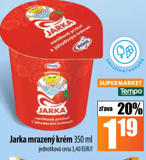 Jarka mrazený krém