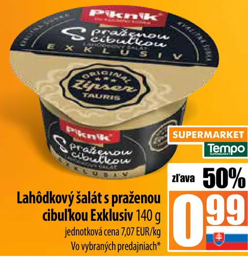 Pikant Lahôdkový šalát s praženou cibuľkou Exklusiv