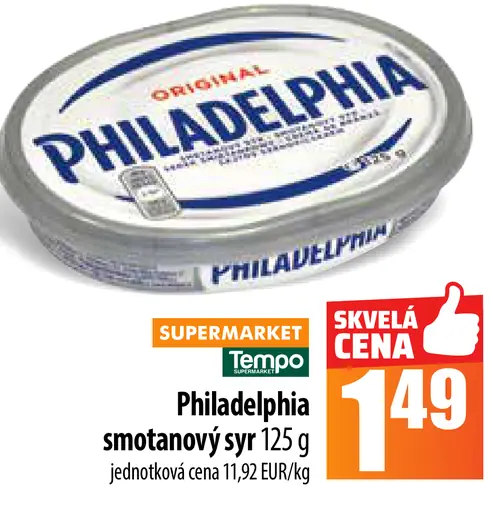 Philadelphia smotanový syr