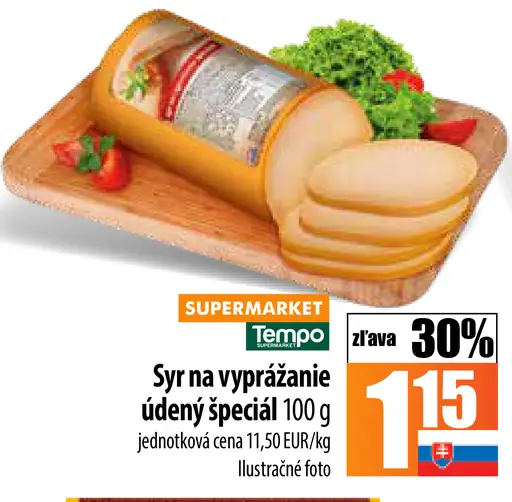 Syr na vyprážanie údený špeciál