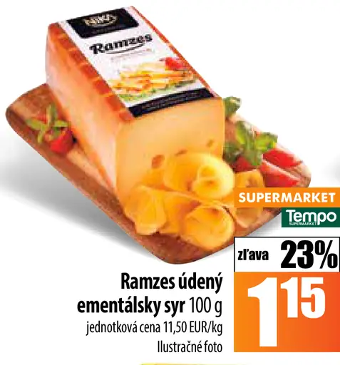 Ramzes údený ementálsky syr