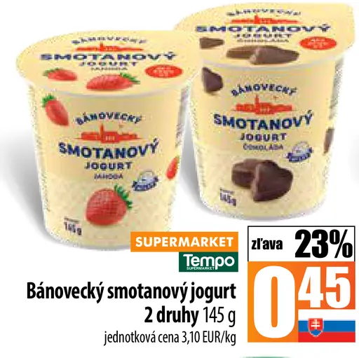 Bánovecký smotanový jogurt