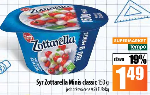 Syr Zottarella Minis classic