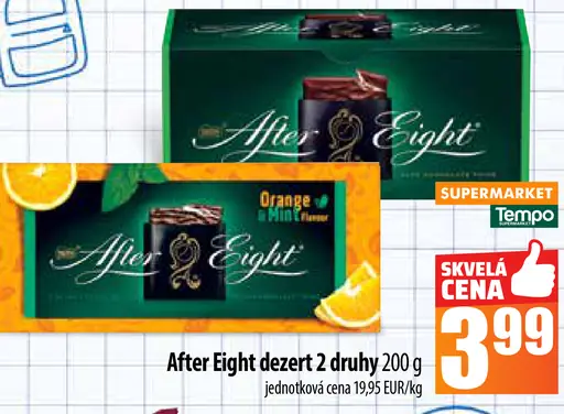 After Eight dezert