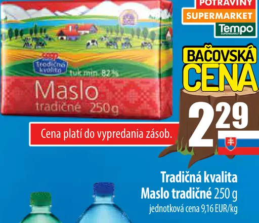 Maslo tradičné