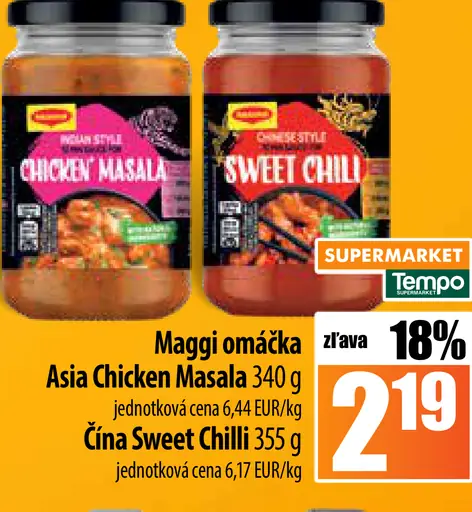 Maggi omáčka Asia Chicken Masala