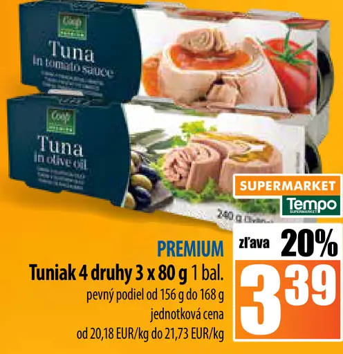 Eva tuniak v rastlinnom oleji