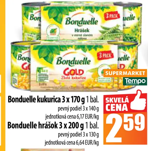 Bonduelle Kukuřica