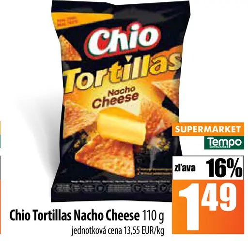 Chio Tortillas Nacho Cheese