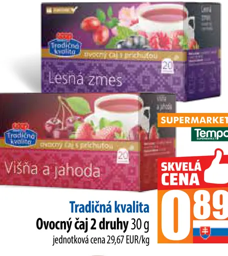 Tradičná kvalita Ovocný čaj