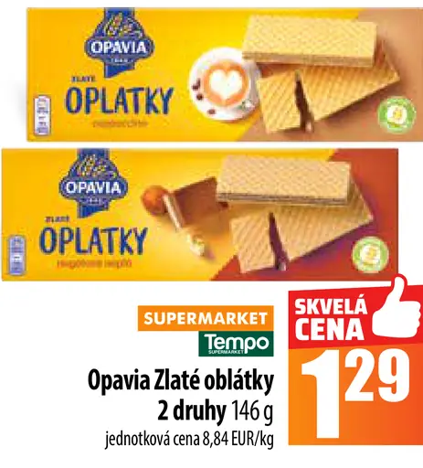 Opavia Zlate oblátky