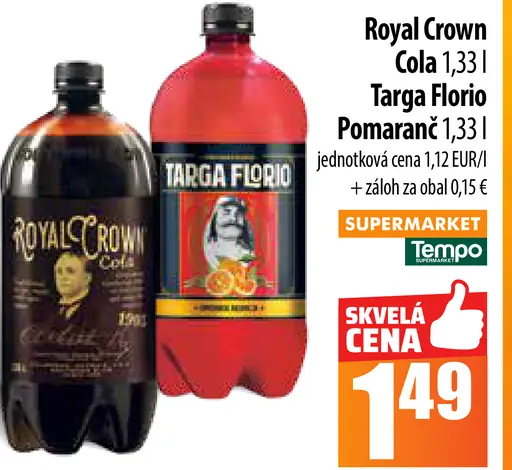 Royal Crown Cola Targa Florio pomaranč