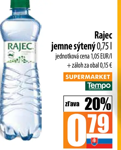 Rajec jemne sýtený