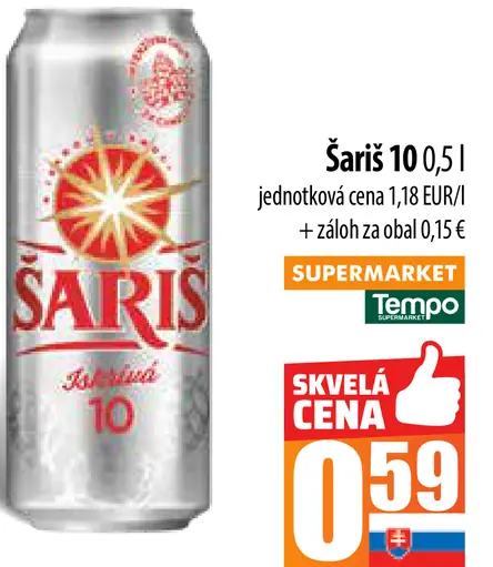 Šariš plechovka